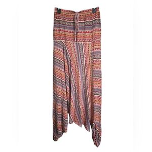 Aztec Stripes 2-in-1 Jumpsuit Harem Pants